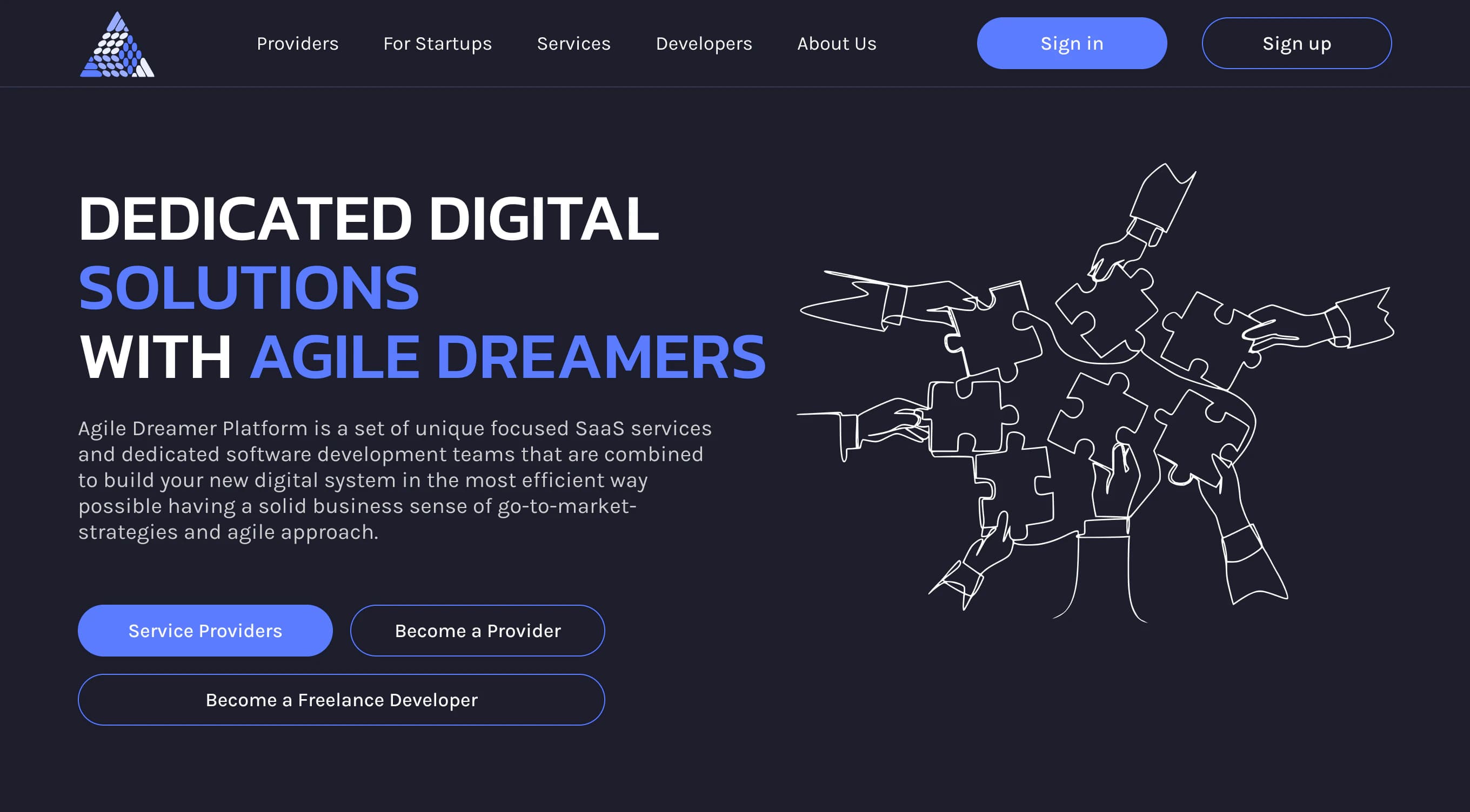 Agile Dreamers — B2B project management platform
