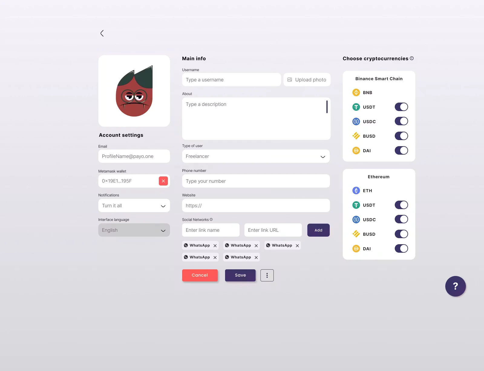 PAYO — crypto marketplace for digital creators